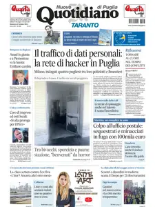 Quotidiano di Puglia Taranto - 27 Ottobre 2024