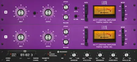 Brainworx-Plugin Alliance Purple Audio MC 77 v1.5.1