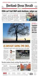 Portland Press Herald - 1 November 2025