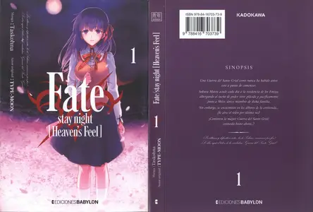 Fate / Stay Night (Heaven's Feel) Tomos 1 & 2 (de 10) (serie abierta)