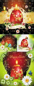 Decorated Easter Eggs Vector