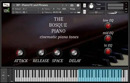 unEarthed Sampling The Bosque Piano KONTAKT