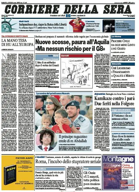 Il Corriere della Sera (04-07-09)