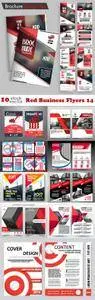 Vectors - Red Business Flyers 14