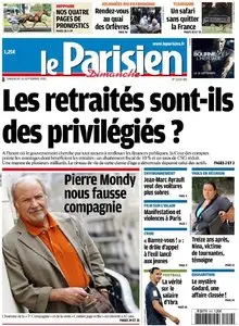 Le Parisien du Dimanche 16 Septembre 2012