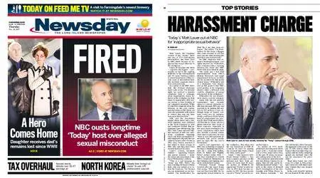 Newsday – November 30, 2017