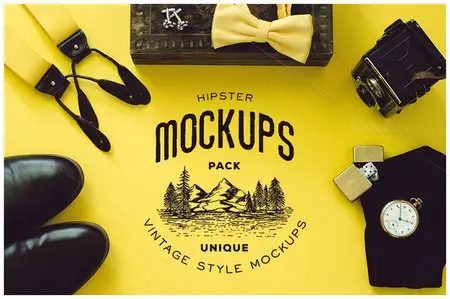 CreativeMarket - Hipster Mockups Pack