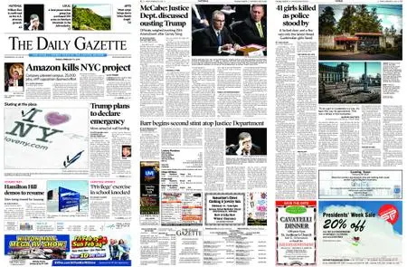 The Daily Gazette – February 15, 2019