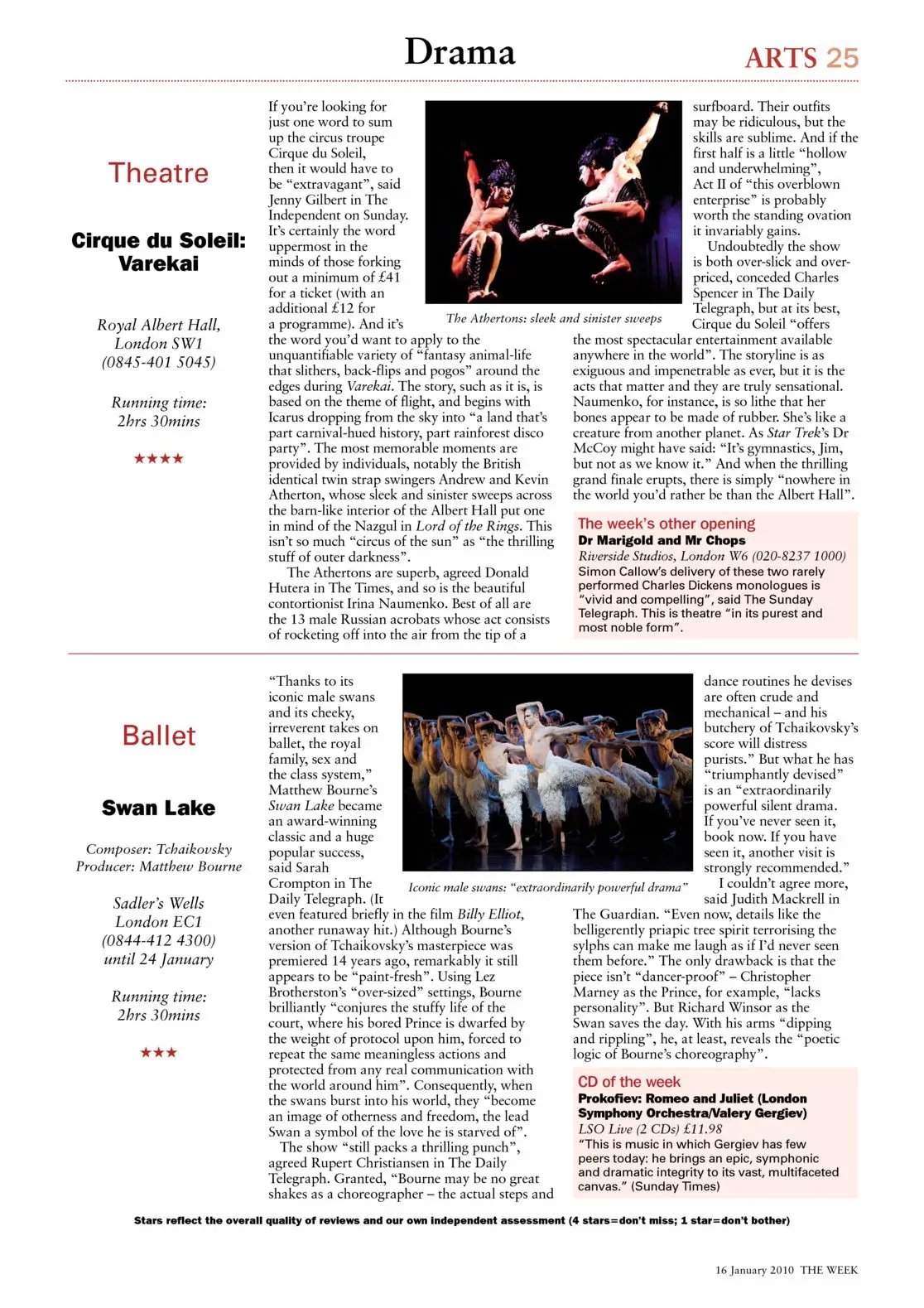 The Week - 16 January 2010