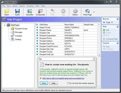 Fast Mailer Pro 7.0