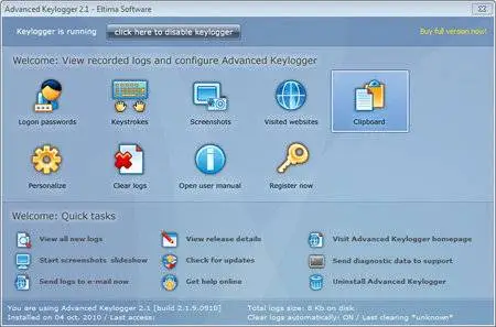 Eltima Advanced Keylogger 2.2.9.110
