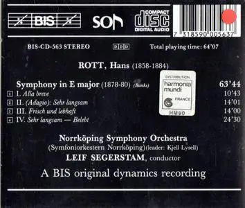Symfoniorkestern Norrköping, Leif Segerstam - Hans Rott: Symphonie in E major (1993)