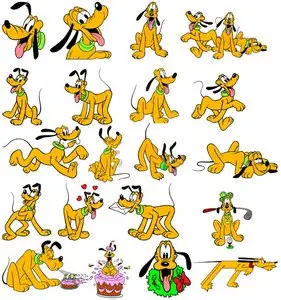 Pluto in Coreldraw