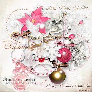 Mini Scrap Kit: Snowy Christmas