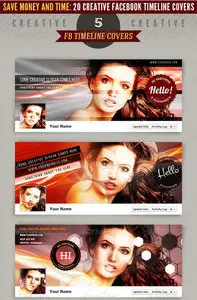 GraphicRiver - 20 Facebook Timeline Covers Bundle