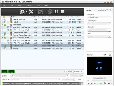 Xilisoft MP4 to MP3 Converter 6.7.0.0913
