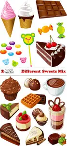 Vectors - Different Sweets Mix