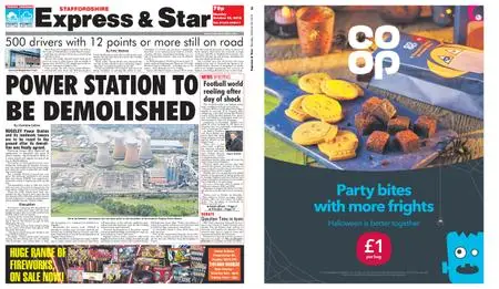 Express and Star Staffordshire Edition – October 29, 2018