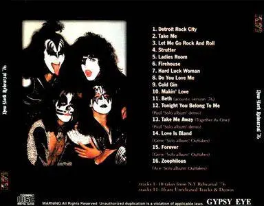 Kiss - New York Rehearsal '76 (1998) {Gypsy Eye} **[RE-UP]**
