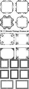 Vectors - Ornate Vintage Frames 28