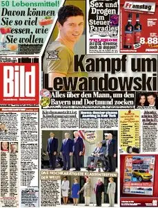 Bild Zeitung vom 26 April 2013