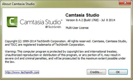 TechSmith Camtasia Studio 8.4.2 Build 1768