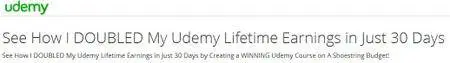See How I DOUBLED My Udemy Lifetime Earnings in Just 30 Days