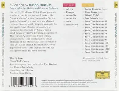 Chick Corea - The Continents (2012) [2CDs] {Deutsche Grammofon}