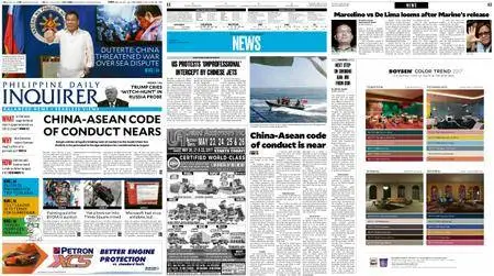 Philippine Daily Inquirer – May 20, 2017