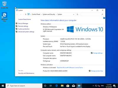 Windows 10 Enterprise 20H1 2004.10.0.19041.508 (x86/x64) Multilanguage Preactivated September 2020
