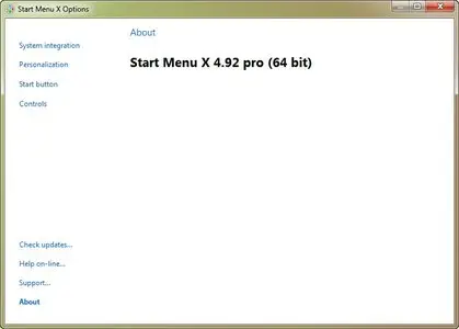 Start Menu X Pro 4.92