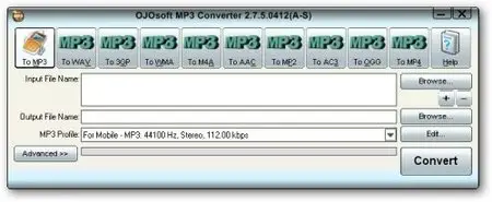 OJOsoft MP3 Converter 2.7.5.0412 Portable