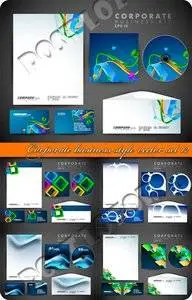 Corporate business style vector set 12