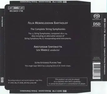 Mendelssohn: Complete String Symphonies (1993-1996) [2008] (PS3 SACD rip)