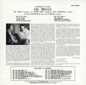 Gil Melle - Patterns In Jazz (1956) {Blue Note Japan TOCJ-9581 rel 2004, Paper Sleeve}