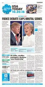 USA Today  October 20 2016