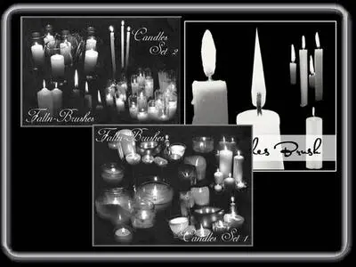 Brushes for Photoshop - Candles