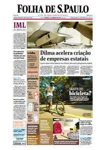Jornal Folha de São Paulo - 6 de janeiro de 2013 - Domingo