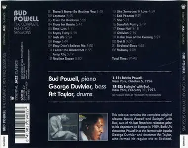 Bud Powell - The Complete RCA Trio Sessions (2009) {Essential Jazz Classics EJC55432 rec 1956-1957}