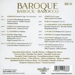 Baroque: Albinoni, Bach, Corelli, Locatelli, Marcello, Vivaldi etc [25CD Box Set] (2020)