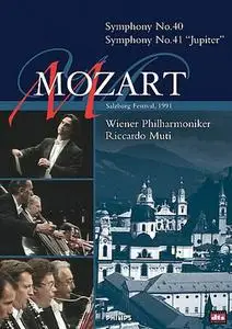 Riccardo Muti, Wiener Philharmoniker - Mozart: Symphonies 40 & 41; Divertimento K136 (2006/1991)