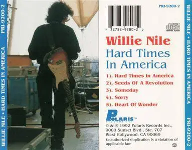 Willie Nile - Hard Times In America (1992) EP