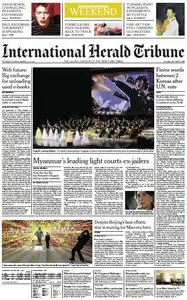 International Herald Tribune Asia from Saturday, 09. March 2013