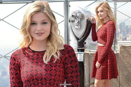 Olivia Holt - Photoshoot at Empire State Building 2016