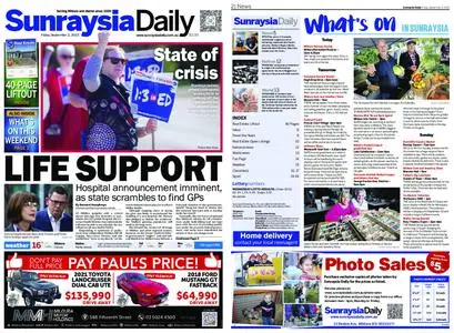 Sunraysia Daily – September 02, 2022