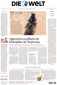 Die Welt - 16 September 2019