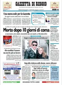 LA GAZZETTA DI REGGIO DEL 15 DICEMBRE 2009