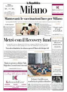 la Repubblica Milano - 2 Gennaio 2021