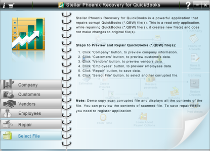Stellar Phoenix Recovery for QuickBooks 3.0