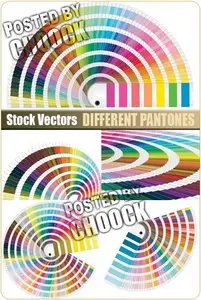 Different pantones - Stock Vector